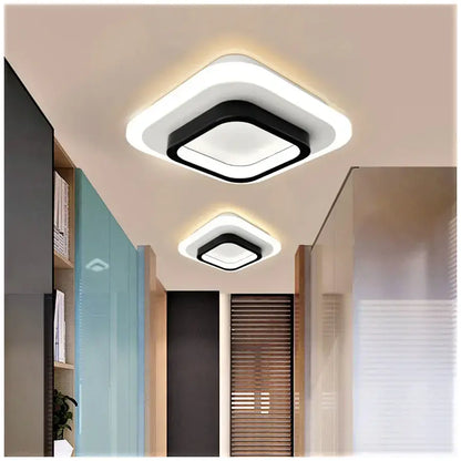 Φωτιστικό οροφής KHAI 20W LED, Κρύο/Ζεστό/Ουδέτερο φως, Μαύρο Λευκό