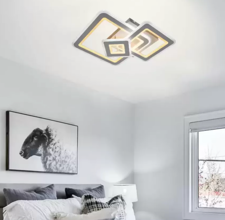 Πολυέλαιος LED με Τηλεχειριστήριο Hortensia 190W Dimable White