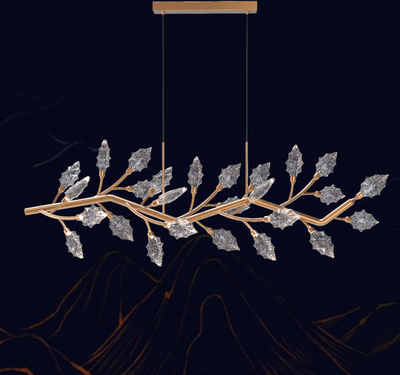 Κρυστάλλινος πολυέλαιος, LED, TOCCATA Largo, 36W, Ουδέτερο φως, Χρυσό, Ρυθμιζόμενο ύψος
