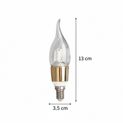 LED Light E14 Candle, 6W, κρύο φως, 6000K