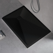 Ορθογώνιος δίσκος ντους 80x120 cm, λεπτός 3 cm, μαύρος Προεπιλεγμένος τίτλος Home & Garden Alessandro Design