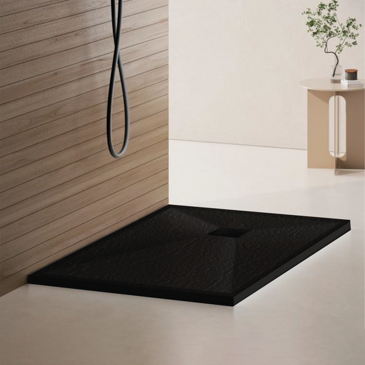 Ορθογώνιος δίσκος ντους 70x90 cm, λεπτός 3 cm, μαύρος Προεπιλεγμένος τίτλος Home & Garden Alessandro Design