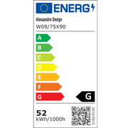 Ορθογώνιος καθρέφτης LED, 75x90 cm, Verite MotionGlow Marcello, Σύστημα Demister, Ρολόι & Θερμόμετρο, Dimable Mirrors Marcello Προεπιλεγμένος τίτλος Alessandro Design