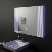 Ορθογώνιος καθρέφτης LED, 80x60 cm, Infinity Frame Basic Touch 1005S-20A Προεπιλεγμένος τίτλος Alessandro Design