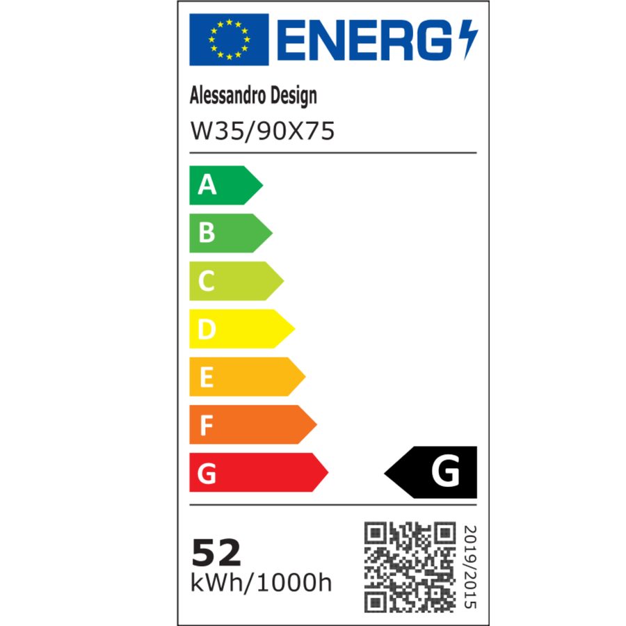 Ορθογώνιος καθρέφτης LED, 90x75 εκ., Riflesso MotionGlow Marcello, Σύστημα απόφραξης, Ρολόι & Θερμόμετρο, Καλλυντικός Μεγεθυντικός φακός, Dimable Marcello Mirrors Προεπιλεγμένος τίτλος Alessandro Design