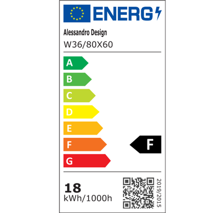 Ορθογώνιος καθρέφτης LED, 80x60 cm, Harmonie MotionGlow Marcello, Σύστημα αποθαμβώματος, Θερμόμετρο και Ρολόι, Καλλυντικός Μεγεθυντικός φακός, Καθρέφτες Dimable Marcello Προεπιλεγμένος τίτλος Alessandro Design