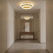 Πολυέλαιος LED SOLENA ROTONDA 21W, Διάμετρος 20cm, Κρύο/Ζεστό/Ουδέτερο φως, Χρυσό Λευκό LED Πολυέλαιοι Προεπιλεγμένος τίτλος Alessandro Design