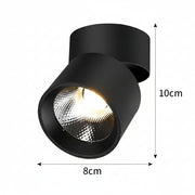 Προβολέας LED TINNIE, Περιστρεφόμενος, 9W, Neutral Light 4000K, Μαύρος