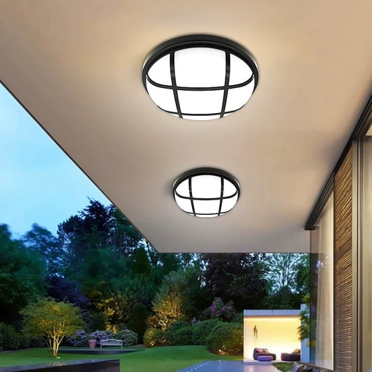 Aplica LED de Exterior AX311/162BK, Diametru 16.2cm, IP65, Lumina Calda, Negru Aplice de Exterior Default Title Alessandro Design