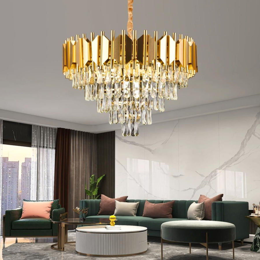 Braylen Crystal Candelabra 8x E14 Diameter 60cm Gold Crystal Candelabra Προεπιλεγμένος τίτλος Alessandro Design