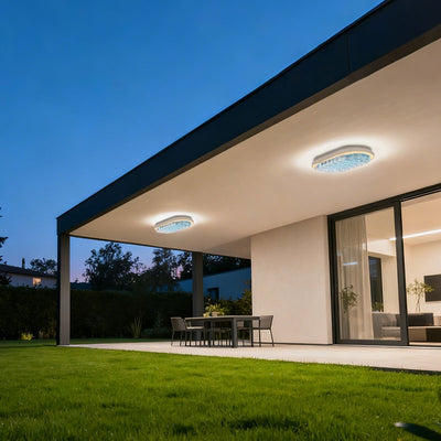 Φωτιστικό τοίχου LED εξωτερικού χώρου AX325/270WH, 12W, IP65, Λευκό, Μεταλλικό