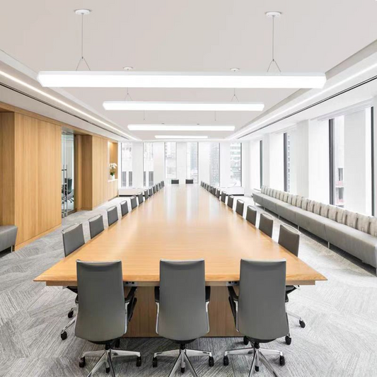 Κρεμαστός πολυέλαιος LED DARIN, 120cm, 23W, Ρυθμιζόμενο ύψος, Cool Light, White Modern Chandeliers Προεπιλεγμένος τίτλος Alessandro Design