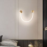 Φωτιστικό τοίχου LED, 110 cm, 3000K/4000K/6000K, Χρυσά φώτα τοίχου εσωτερικού χώρου Προεπιλεγμένος τίτλος Alessandro Design