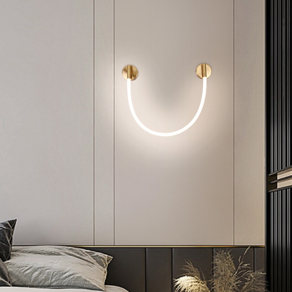 Φωτιστικό τοίχου LED, 110 cm, 3000K/4000K/6000K, Χρυσά φώτα τοίχου εσωτερικού χώρου Προεπιλεγμένος τίτλος Alessandro Design