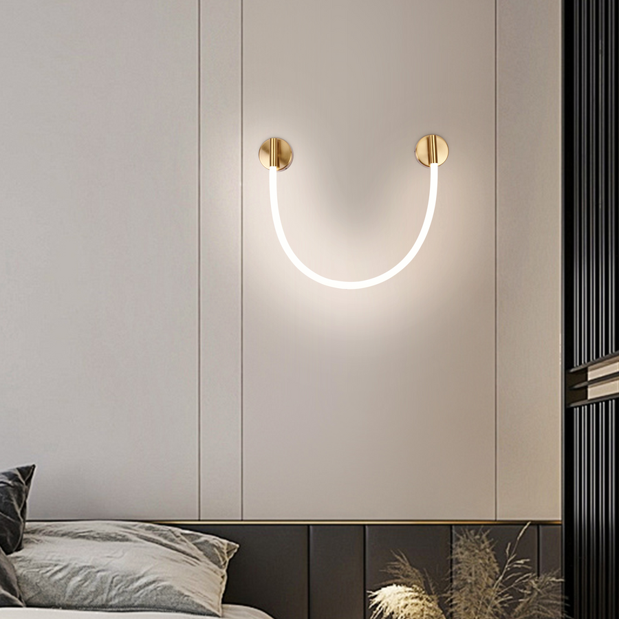 Φωτιστικό τοίχου LED, 110 cm, 3000K/4000K/6000K, Χρυσά φώτα τοίχου εσωτερικού χώρου Προεπιλεγμένος τίτλος Alessandro Design