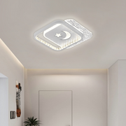 Πολυέλαιος LED PERU 38W, 2 τετράγωνα, Κρύο/Ζεστό/Ουδέτερο φως, Λευκοί πολυέλαιοι LED Προεπιλεγμένος τίτλος Alessandro Design
