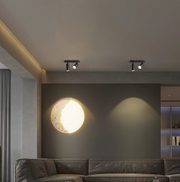 Joom Chandelier with Linear Projector 2XGU10 Black LED Chandelier Προεπιλεγμένος τίτλος Alessandro Design