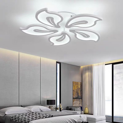 Πολυέλαιος LED με τηλεχειριστήριο JASMINE 66W, 5 πέταλα, κρύο/ζεστό/ουδέτερο φως, ρυθμιζόμενο, λευκός πολυέλαιος LED με τηλεχειριστήριο Προεπιλεγμένος τίτλος Alessandro Design