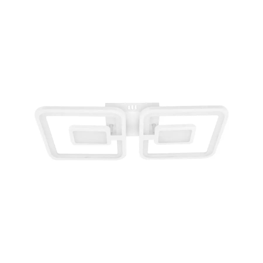 Πολυέλαιος LED με τηλεχειριστήριο FELIX 28W, 2 τετράγωνα, κρύο/θερμό/ουδέτερο φως, ρυθμιζόμενο, λευκός πολυέλαιος LED με τηλεχειριστήριο Προεπιλεγμένος τίτλος Alessandro Design