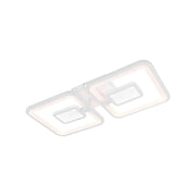 Πολυέλαιος LED με τηλεχειριστήριο FELIX 28W, 2 τετράγωνα, κρύο/θερμό/ουδέτερο φως, ρυθμιζόμενο, λευκός πολυέλαιος LED με τηλεχειριστήριο Προεπιλεγμένος τίτλος Alessandro Design