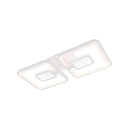 Πολυέλαιος LED με τηλεχειριστήριο FELIX 28W, 2 τετράγωνα, κρύο/θερμό/ουδέτερο φως, ρυθμιζόμενο, λευκός πολυέλαιος LED με τηλεχειριστήριο Προεπιλεγμένος τίτλος Alessandro Design