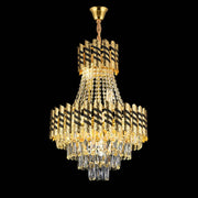 Crystal Chandelier 10XE14 Nardo Gold Black, 60 cm διάμετρος, 75 cm ύψος Crystal Chandeliers Προεπιλεγμένος τίτλος Alessandro Design