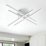 Lustra LED cu Telecomanda GIO, 54W, 4 Elemente, Lumina Rece/Clada/Neutra, Dimabila, Alb Lustre LED cu Telecomanda Default Title Alessandro Design