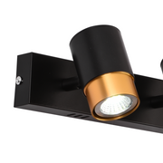 Προβολέας LED με προβολείς 4xGU10, χρυσούς, μεταλλικούς και ακρυλικούς πολυελαίους μοντέρνου λαμπτήρα Προεπιλεγμένος τίτλος Alessandro Design
