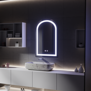 Καθρέφτης αφής LED με λειτουργία ξεθάμπωσης, 80x50cm Καθρέφτες Korman E Προεπιλεγμένος τίτλος Alessandro Design