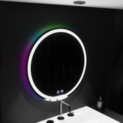 Στρογγυλός καθρέφτης LED 60cm, Spectrum Touch, RGB, Demister System Mirrors Korman E Προεπιλεγμένος τίτλος Alessandro Design
