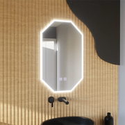 Καθρέφτης LED Polygon E43S/50X80, Σύστημα φωτισμού και αποθάμβωσης, 50X80cm