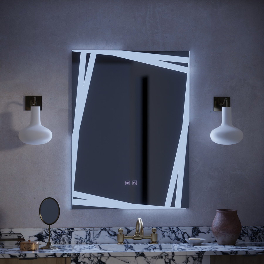 Καθρέφτης LED Touch Infinitum Demist System 60X80cm Καθρέφτες Korman E Προεπιλεγμένος Τίτλος Alessandro Design