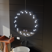 Καθρέφτης LED Touch Ivory, Σύστημα Demister, Διάμετρος 60 cm, Cold Light 6000K Korman Mirrors E Προεπιλεγμένος τίτλος Alessandro Design