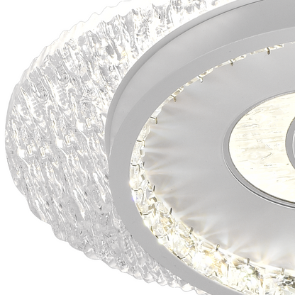 Πολυέλαιος LED PERU 34W, 2 κύκλοι, Κρύο/Ζεστό/Ουδέτερο φως, Λευκοί πολυέλαιοι LED Προεπιλεγμένος τίτλος Alessandro Design