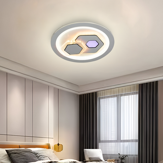 Πολυέλαιος LED KATHLEEN RGB 16W, Ζεστό/Ουδέτερο φως, Λευκό Εφαρμοσμένο LED Πολυέλαιοι Προεπιλεγμένος τίτλος Alessandro Design