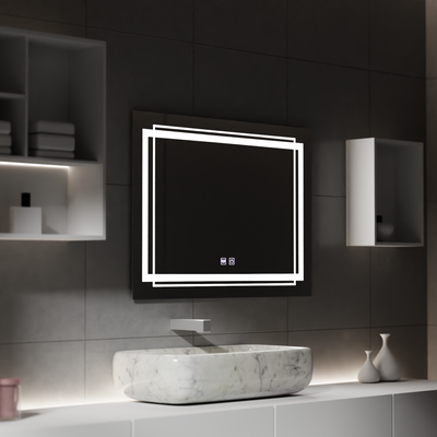 Ορθογώνιος καθρέφτης LED, 80x60cm, KOVEN Touch, Demister System, Dimmable