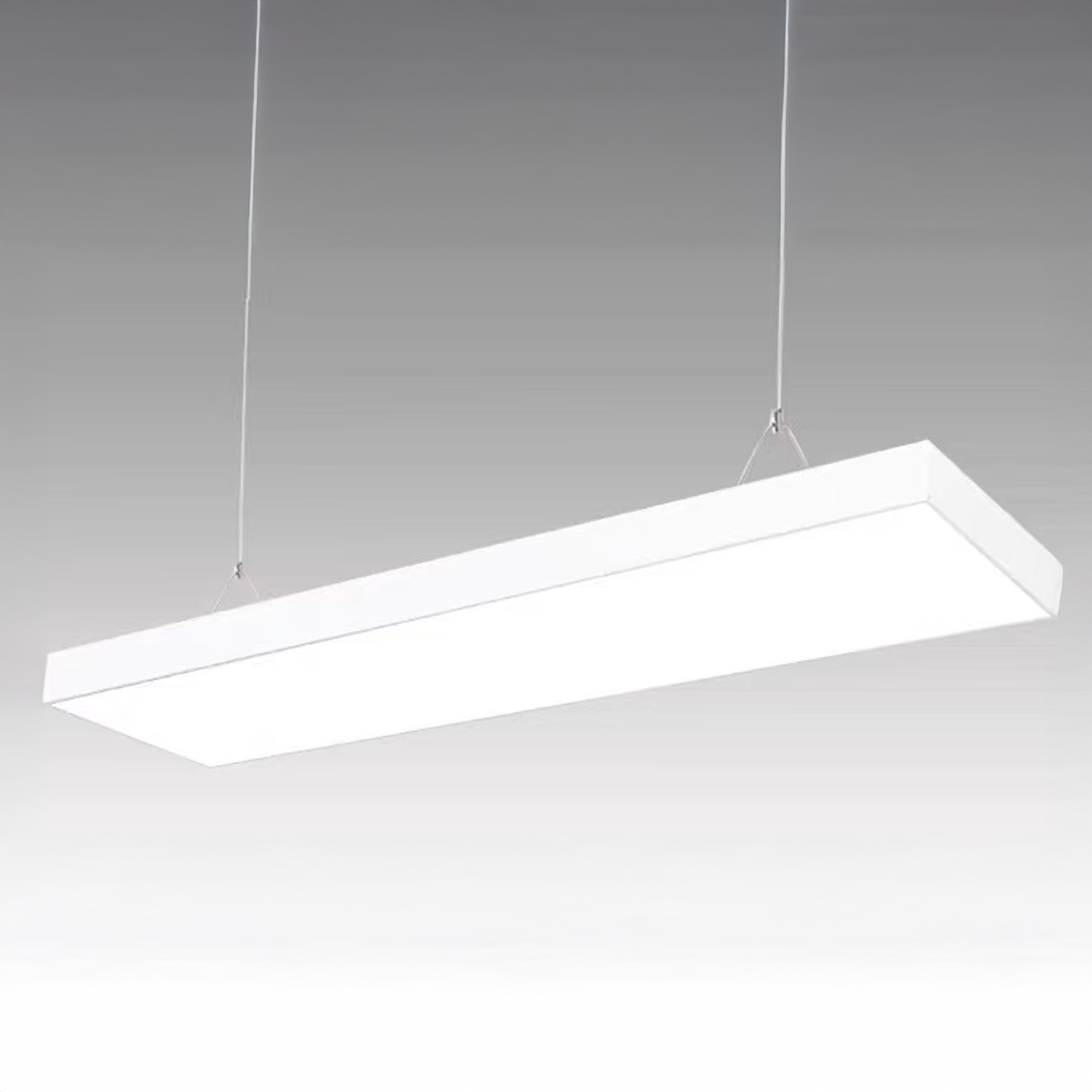 Κρεμαστός πολυέλαιος LED DARIN, 120cm, 23W, Ρυθμιζόμενο ύψος, Cool Light, White Modern Chandeliers Προεπιλεγμένος τίτλος Alessandro Design