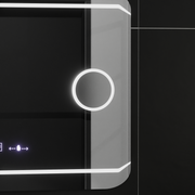 Oglinda LED Rectangulara, 80x60cm, Stile MotionGlow Marcello, Sistem Dezaburire, Ceas & Termometru, Lupa Cosmetica, Dimabila Oglinzi Marcello Default Title Alessandro Design