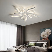 Πολυέλαιος LED με τηλεχειριστήριο SAKURA 62W, 5 πέταλα, κρύο/ζεστό/ουδέτερο φως, ρυθμιζόμενο, λευκός πολυέλαιος LED με τηλεχειριστήριο Προεπιλεγμένος τίτλος Alessandro Design