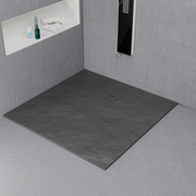 Τετράγωνος δίσκος ντους 90x90 cm, λεπτός 3 cm, σκούρο γκρι Home & Garden Προεπιλεγμένος τίτλος Alessandro Design