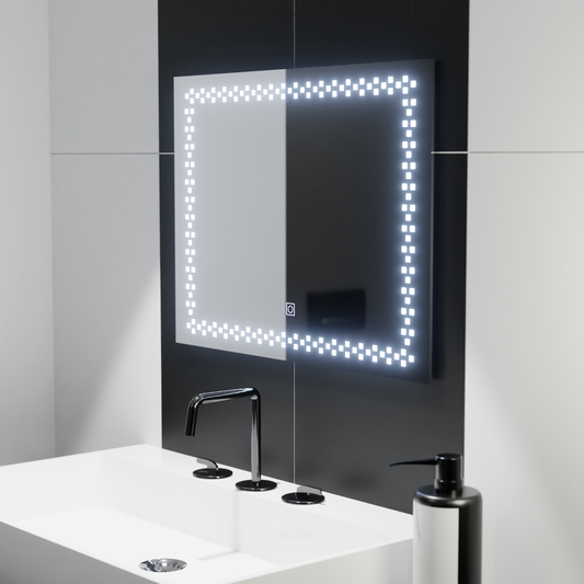 Oglinda LED Rectangulara 80x60cm Stella Basic Touch Oglinzi Korman C Default Title Alessandro Design