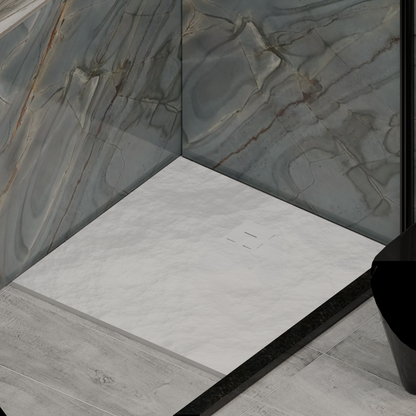 Τετράγωνος δίσκος ντους 90x90 cm, λεπτός 3 cm, γυαλιστερό λευκό Home & Garden Προεπιλεγμένος τίτλος Alessandro Design