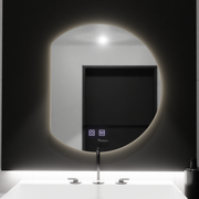 Semiluna LED Mirror 54x60, Arcana Touch, Demister System, Dimable Mirrors Korman E Προεπιλεγμένος τίτλος Alessandro Design