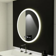 LED Στρογγυλός καθρέφτης 50cm Giulia Sensor MotionGlow Marcello Σύστημα αποθολώματος Ρολόι & Θερμόμετρο Dimabila Mirrors Marcello Προεπιλεγμένος τίτλος Alessandro Design
