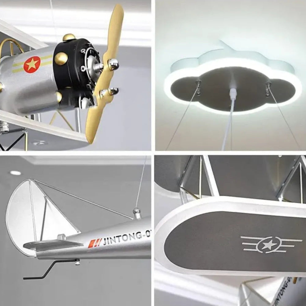 Κρεμαστός πολυέλαιος LED AVION 148W, Κρύο/Ζεστό/Ουδέτερο φως, Ασημί Παιδικοί Πολυέλαιοι Προεπιλεγμένος τίτλος Alessandro Design