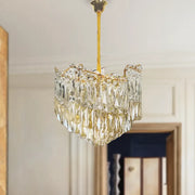 Crystal Candelabra TOPKAPI Petito 3xE27, Διάμετρος 30cm, Γυαλιστερό χρυσό, Ρυθμιζόμενο ύψος Cristal Candelabra Προεπιλεγμένος τίτλος Alessandro Design