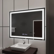 Ορθογώνιος καθρέφτης LED 120x80cm Vérité MotionGlow Marcello, Σύστημα αποθάμβωσης, Ρολόι & Θερμόμετρο, Ρυθμιζόμενοι Καθρέφτες Marcello Προεπιλεγμένος τίτλος Alessandro Design