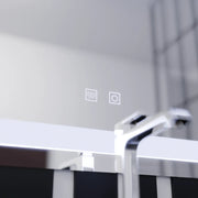 Καθρέφτης LED Touch Finater 12W Demister System 60x45cm Καθρέφτες Korman E Προεπιλεγμένος Τίτλος Alessandro Design
