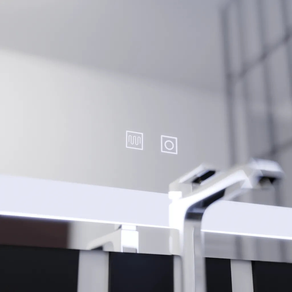 Καθρέφτης LED Touch Finater 12W Demister System 60x45cm Καθρέφτες Korman E Προεπιλεγμένος Τίτλος Alessandro Design