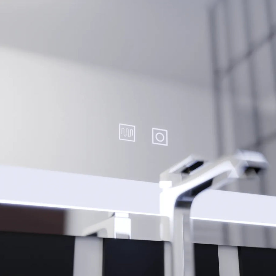 Καθρέφτης LED Touch Finater 12W Demister System 60x45cm Καθρέφτες Korman E Προεπιλεγμένος Τίτλος Alessandro Design